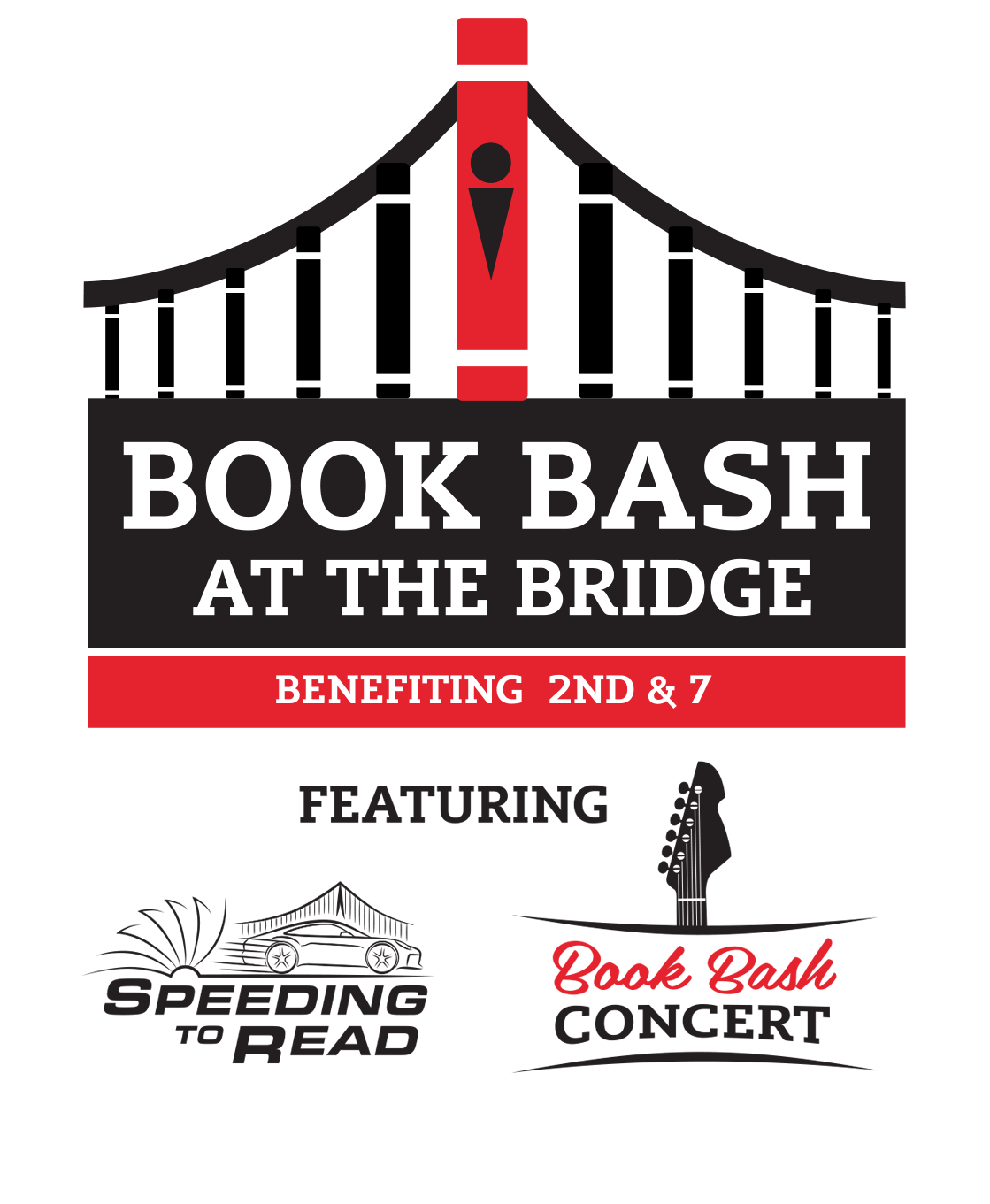 Book Bash at the Bridge<br>benefitting 2nd & 7 Logo
